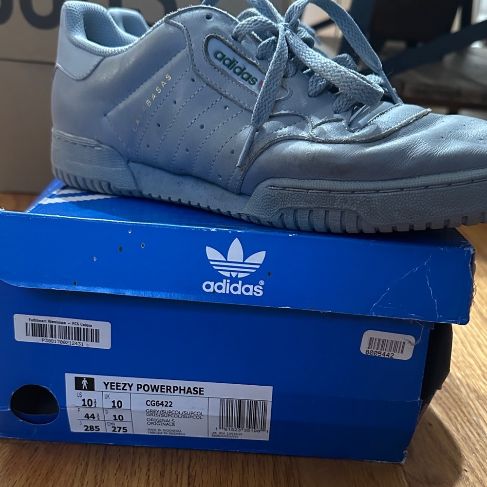 adidas Yeezy Powerphase Gray Sneakers